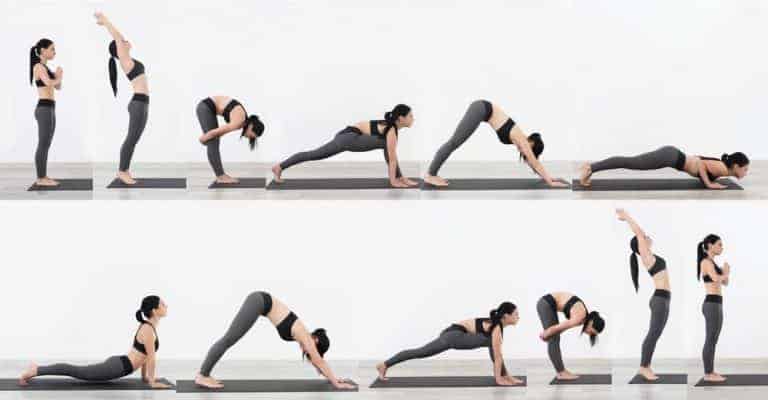 surya namaskar yoga poses
