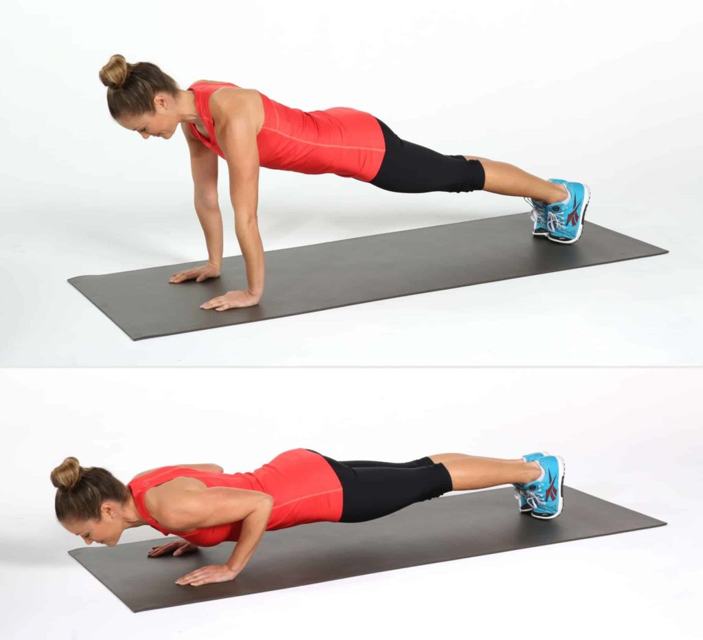 press up fro upper body workout
